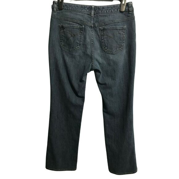 Chicos Platinum Size 2 Regular US 12 Blue Denim Jeans  Stretch Classic 5 Pocket - Picture 1 of 6